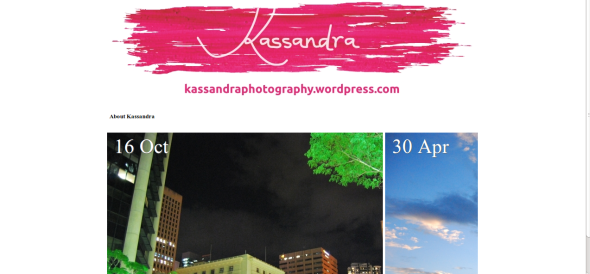 Kassandra Photography blog home page 